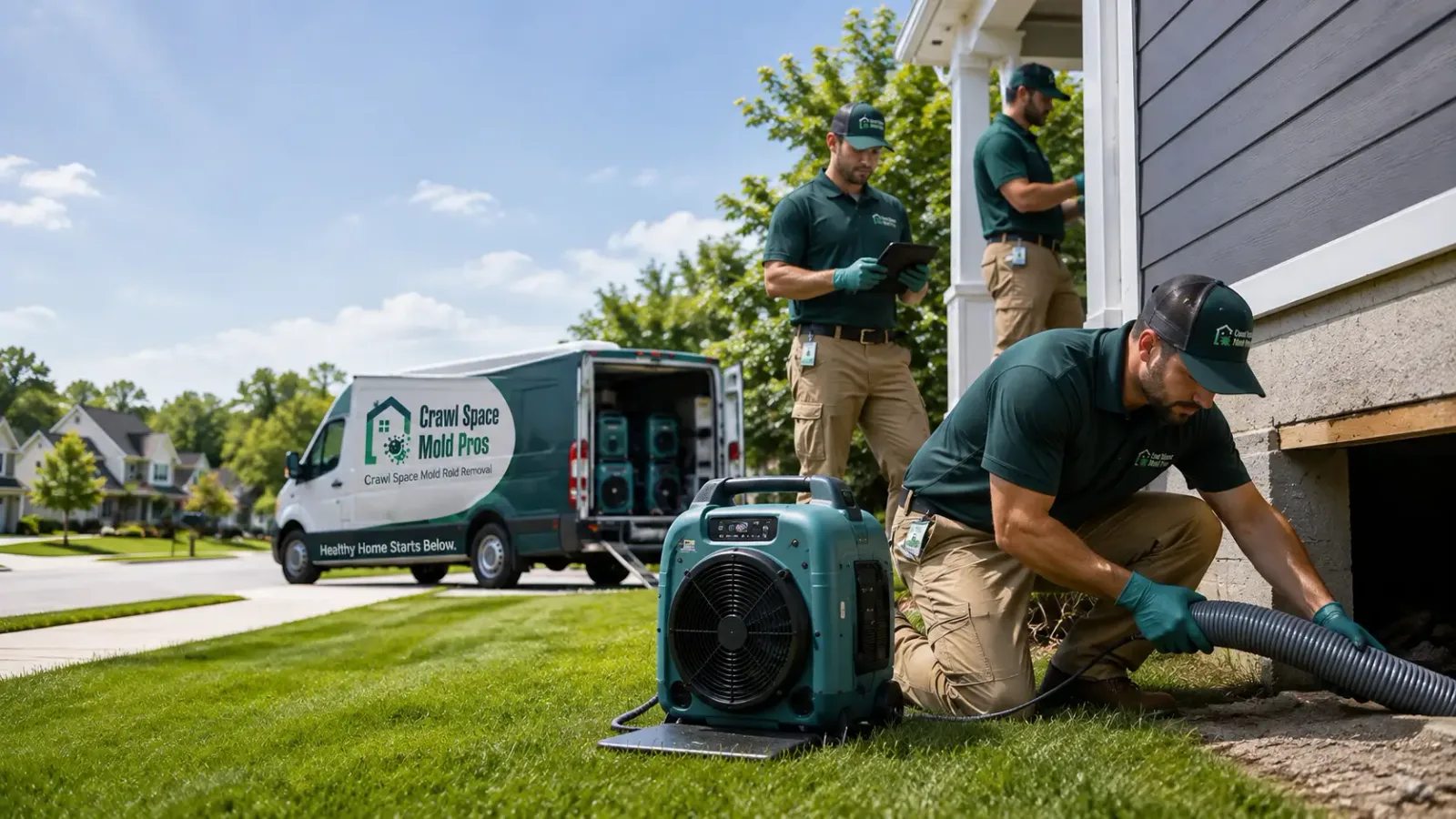 Crawl Space Mold Removal in South Sterling, PA